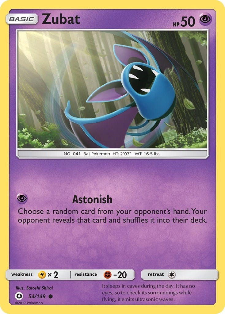 Image for Zubat (SM Base Set) (54/149) - Pokemon