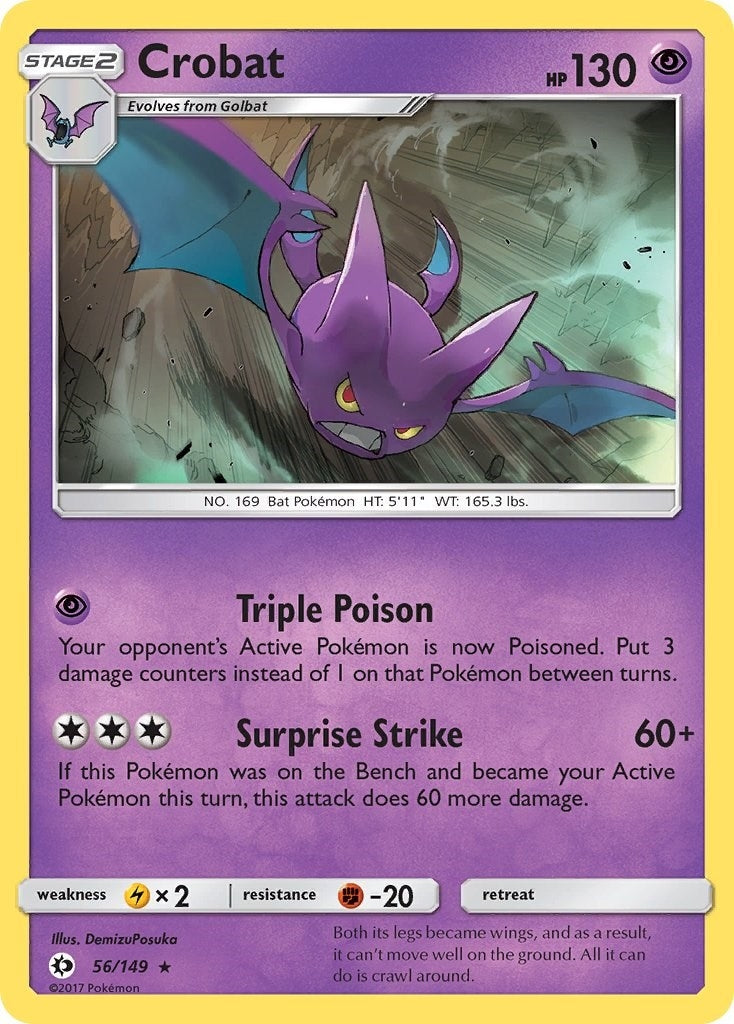 Image for Crobat (SM Base Set) (56/149) - Pokemon