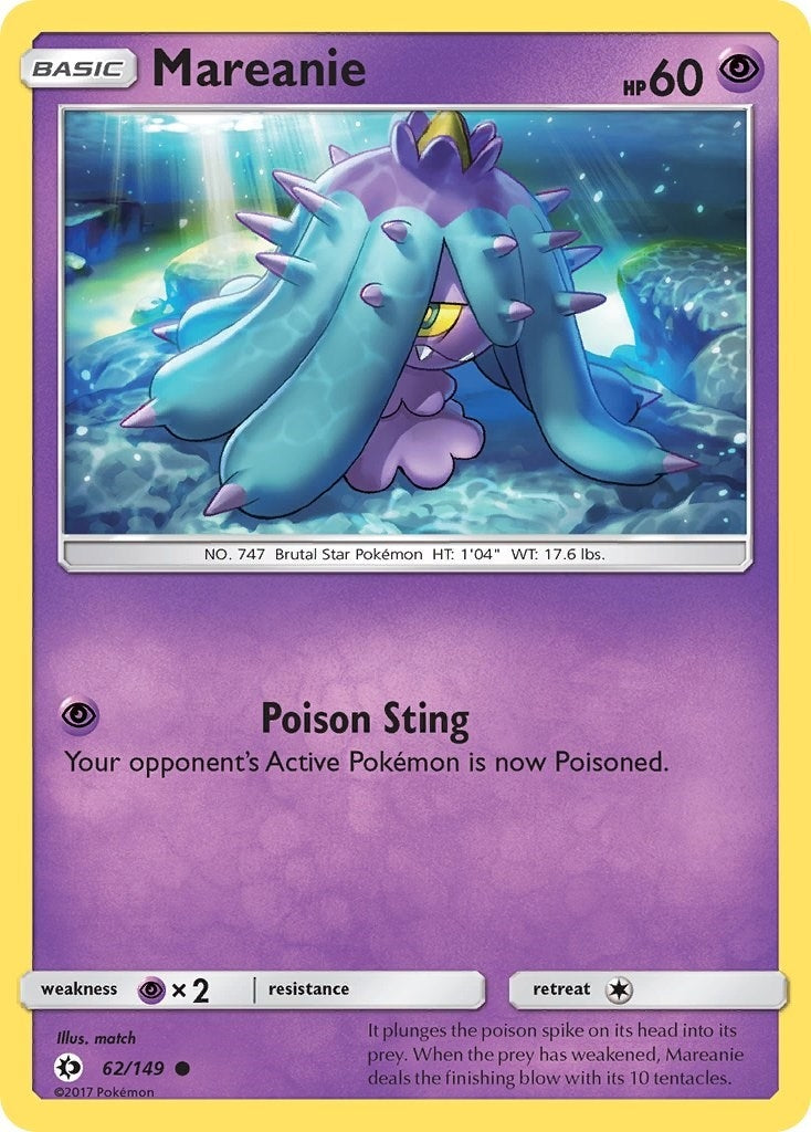 Image for Mareanie (SM Base Set) (62/149) - Pokemon