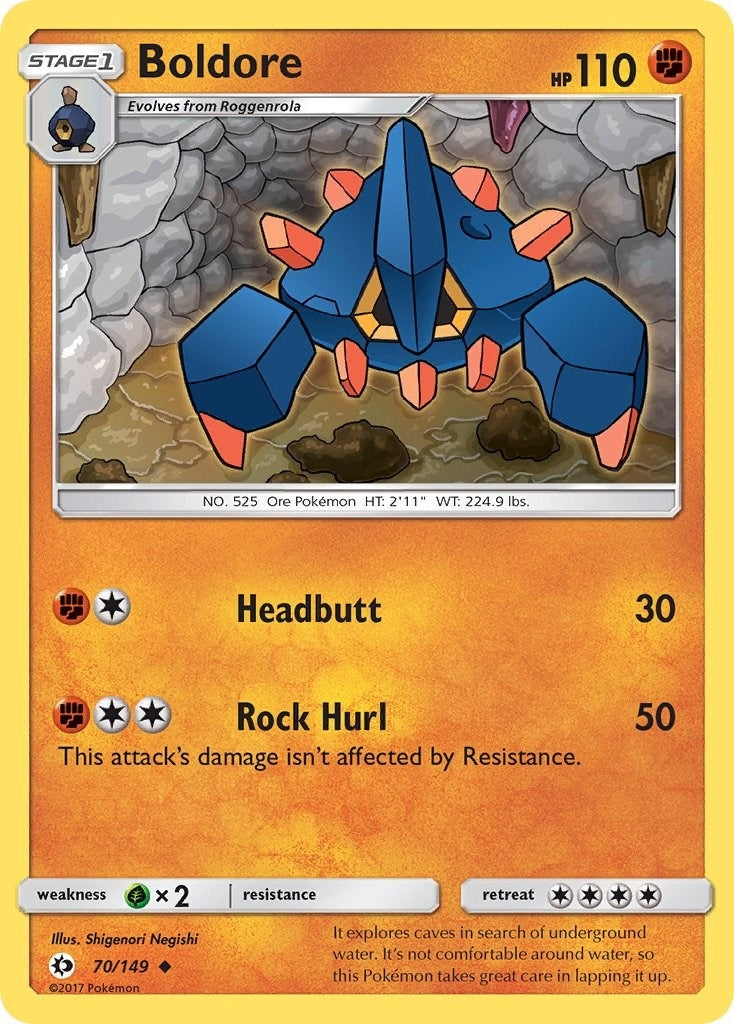 Image for Boldore (SM Base Set) (70/149) - Pokemon