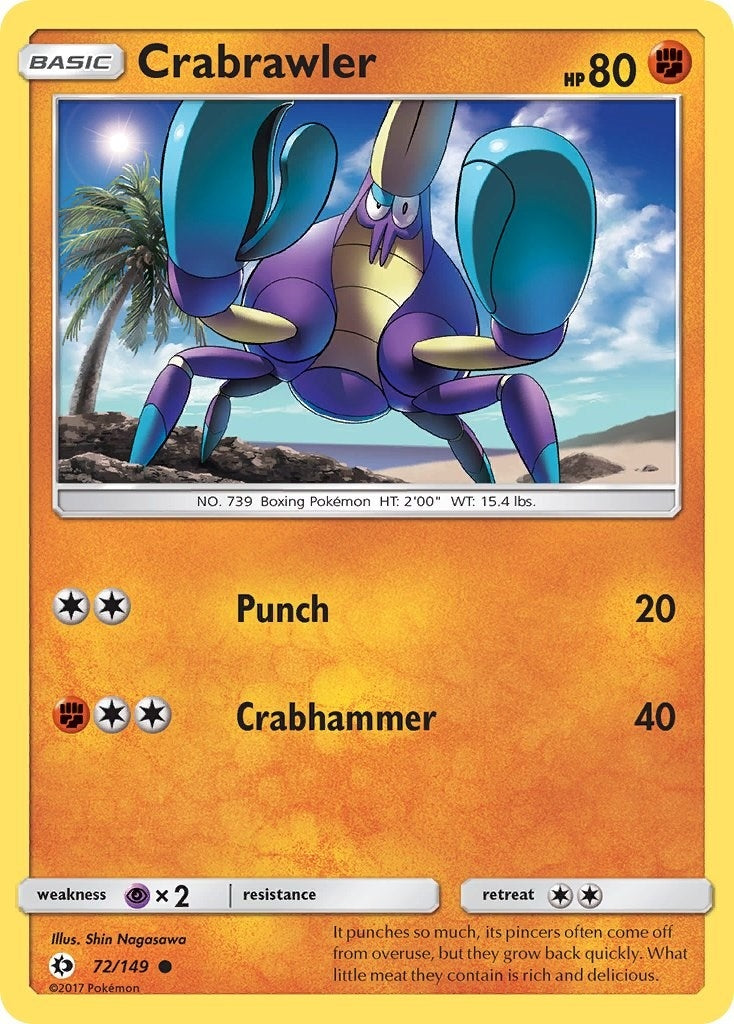 Image for Crabrawler (SM Base Set) (72/149) - Pokemon