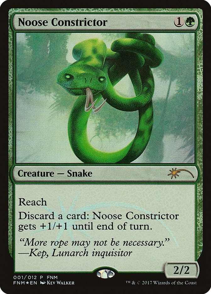 Image for Noose Constrictor (FNM Promos) (1) - Magic: The Gathering