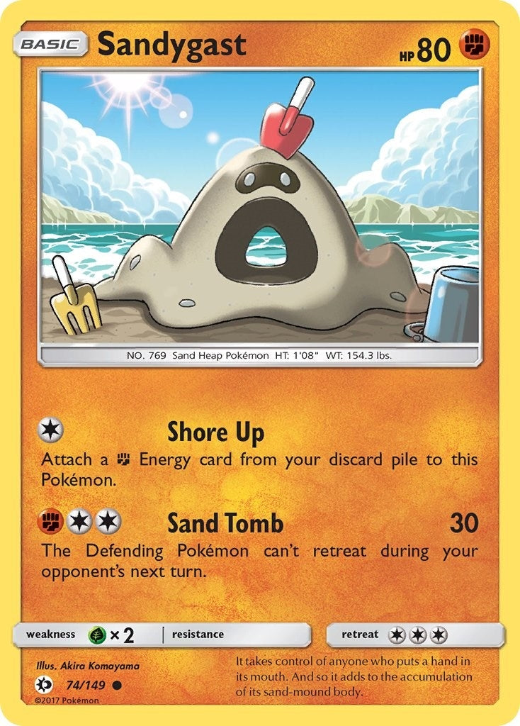 Image for Sandygast (SM Base Set) (74/149) - Pokemon