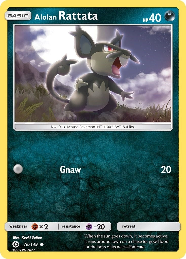 Image for Alolan Rattata (SM Base Set) (76/149) - Pokemon