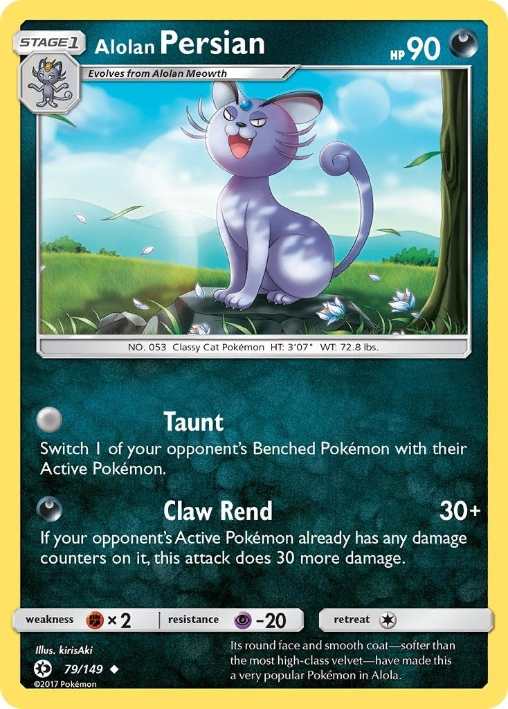 Image for Alolan Persian (SM Base Set) (79/149) - Pokemon