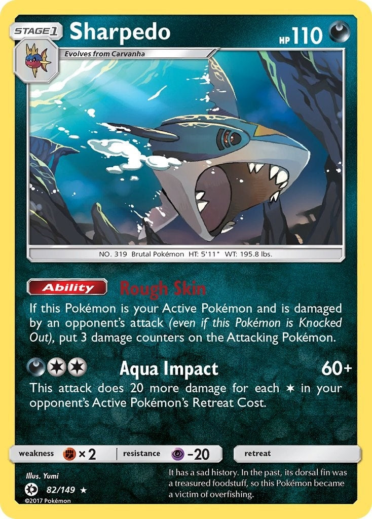 Image for Sharpedo (SM Base Set) (82/149) - Pokemon