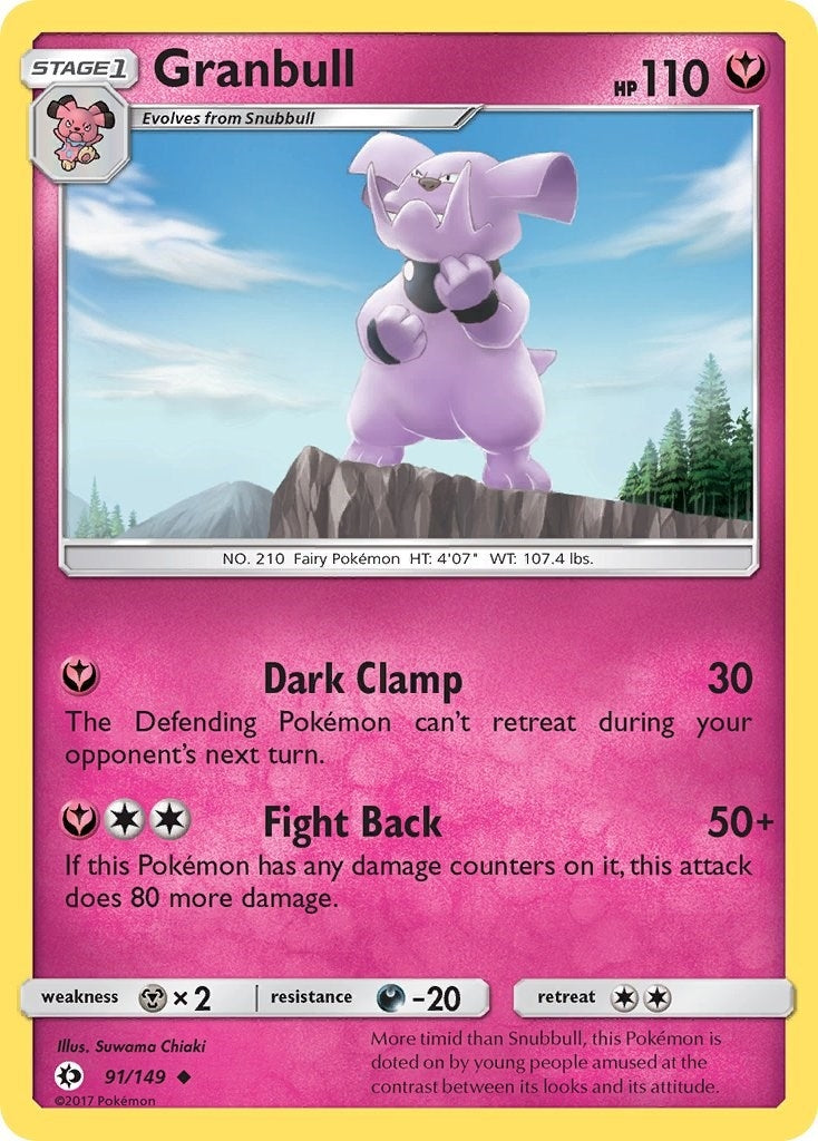 Image for Granbull (SM Base Set) (91/149) - Pokemon