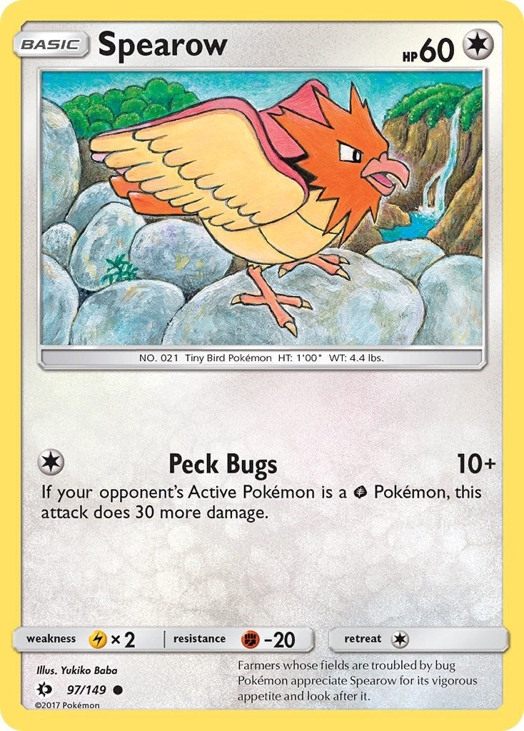 Image for Spearow (SM Base Set) (97/149) - Pokemon