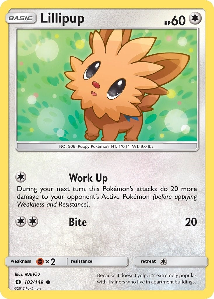 Image for Lillipup (SM Base Set) (103/149) - Pokemon