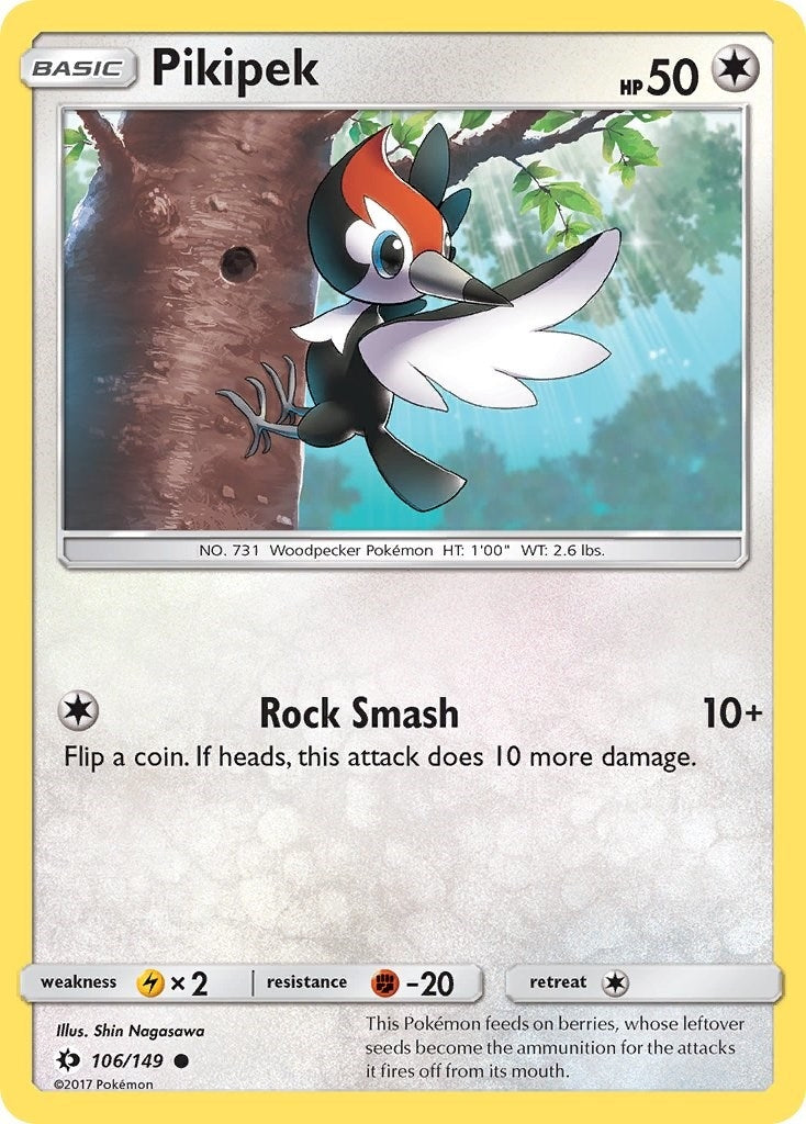 Image for Pikipek (SM Base Set) (106/149) - Pokemon