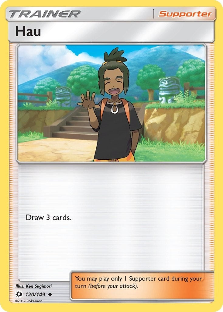 Image for Hau (SM Base Set) (120/149) - Pokemon