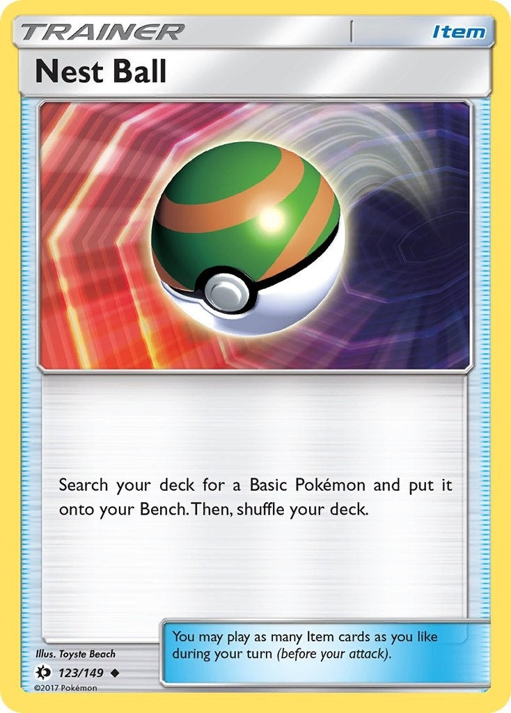 Image for Nest Ball (SM Base Set) (123/149) - Pokemon