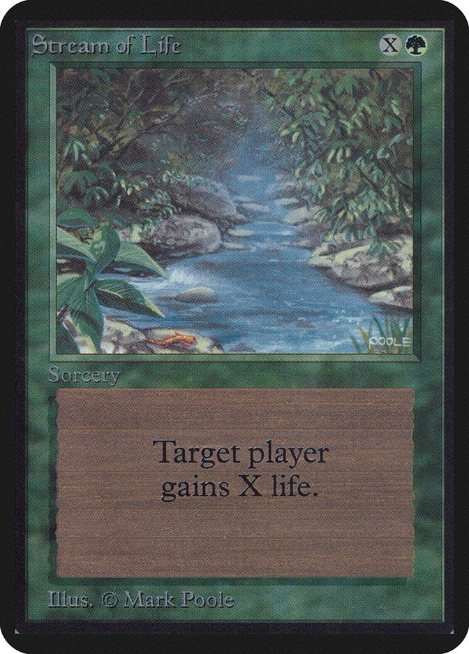 Image for Stream of Life (Alpha Edition) - Magic: The Gathering