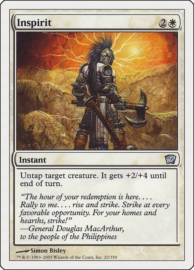 Image for Inspirit (9th Edition) (22) - Magic: The Gathering