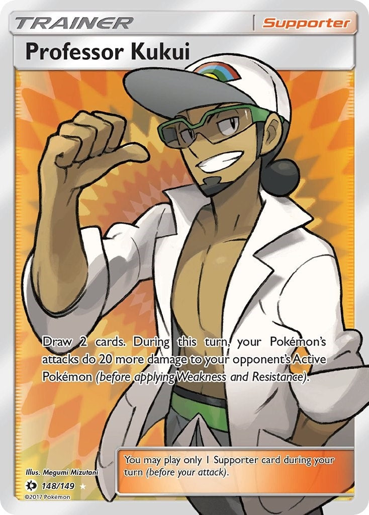 Image for Professor Kukui (Full Art) (SM Base Set) (148/149) - Pokemon