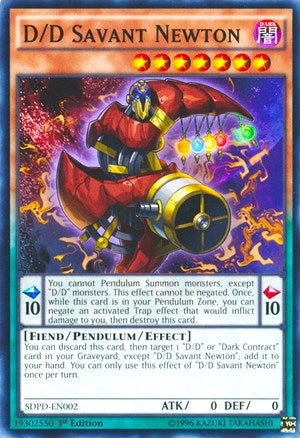 Image for D/D Savant Newton (Structure Deck: Pendulum Domination) (SDPD-EN002) - YuGiOh