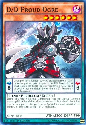 Image for D/D Proud Ogre (Structure Deck: Pendulum Domination) (SDPD-EN014) - YuGiOh