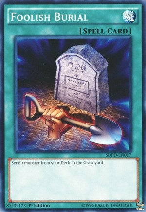 Image for Foolish Burial (Structure Deck: Pendulum Domination) (SDPD-EN027) - YuGiOh