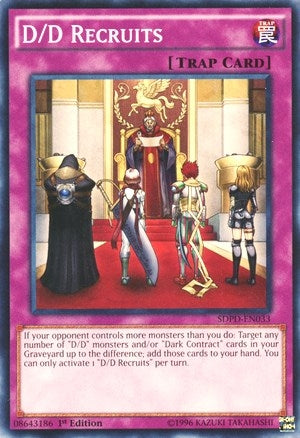 Image for D/D Recruits (Structure Deck: Pendulum Domination) (SDPD-EN033) - YuGiOh