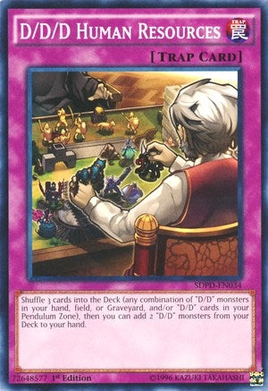 Image for D/D/D Human Resources (Structure Deck: Pendulum Domination) (SDPD-EN034) - YuGiOh