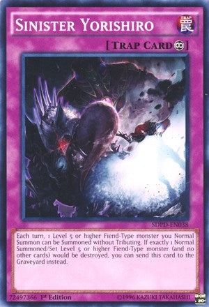 Image for Sinister Yorishiro (Structure Deck: Pendulum Domination) (SDPD-EN038) - YuGiOh