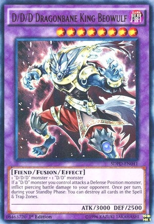 Image for D/D/D Dragonbane King Beowulf (Structure Deck: Pendulum Domination) (SDPD-EN041) - YuGiOh
