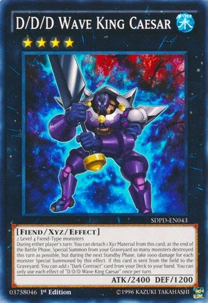 Image for D/D/D Wave King Caesar (Structure Deck: Pendulum Domination) (SDPD-EN043) - YuGiOh