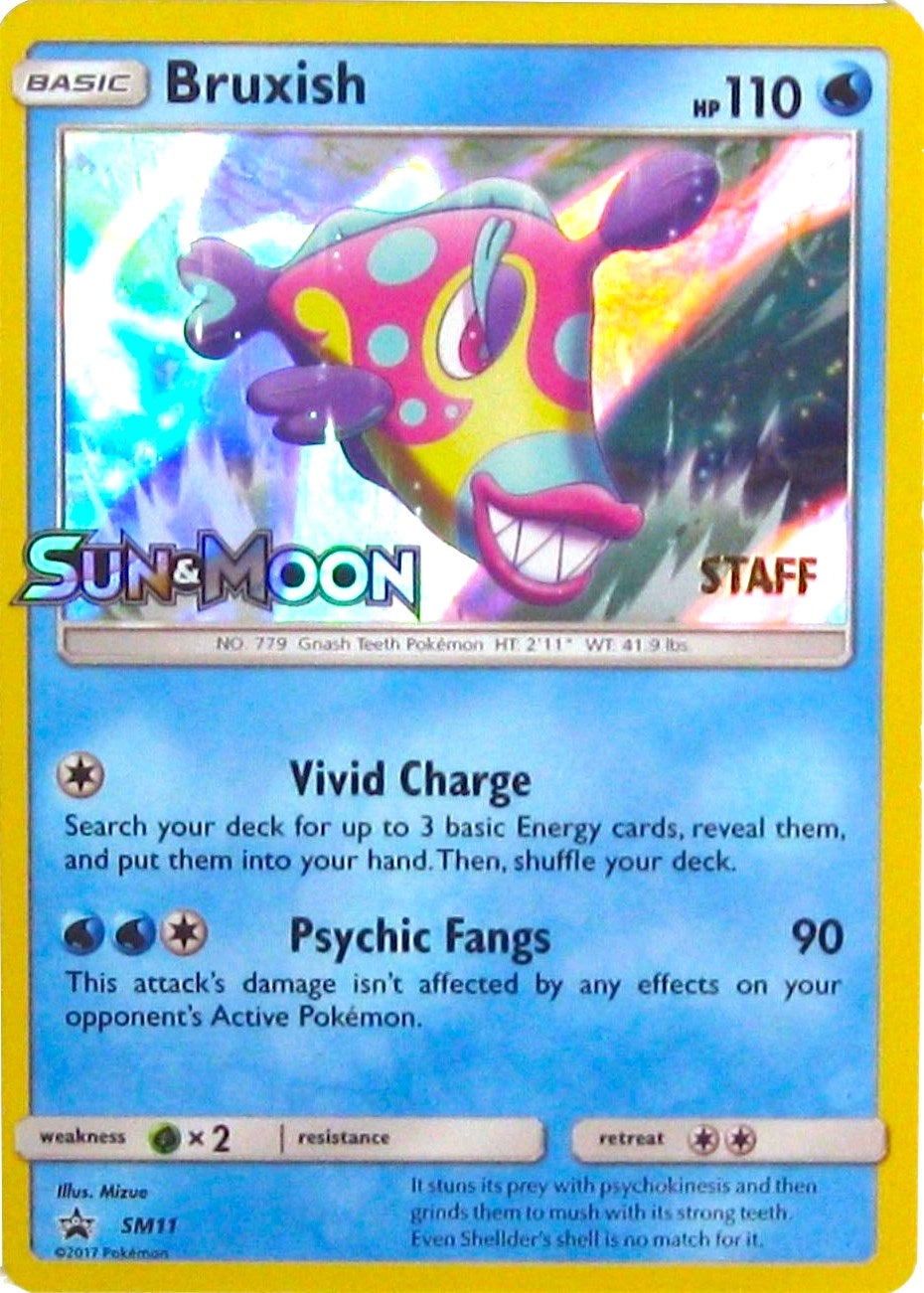 Image for Bruxish - SM11 (Prerelease) [Staff] (SM Promos) (SM11) - Pokemon