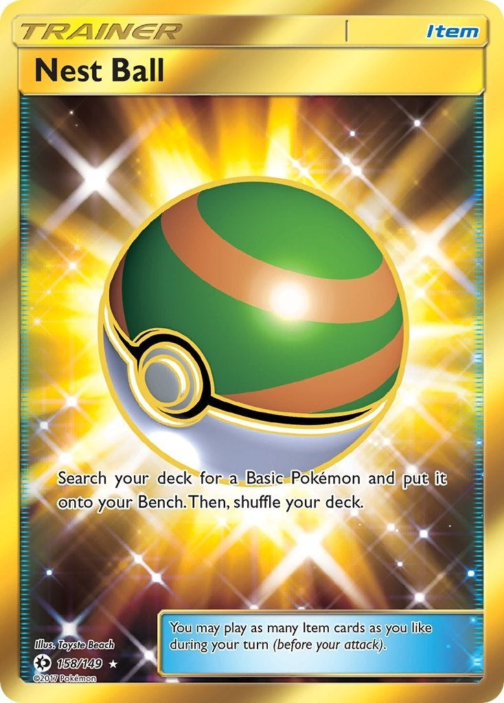 Image for Nest Ball (Secret) (SM Base Set) (158/149) - Pokemon