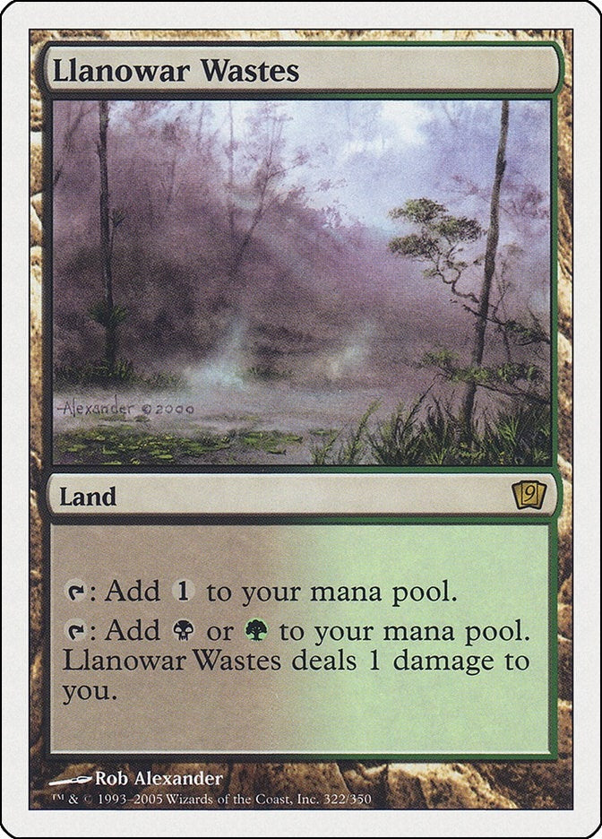 Image for Llanowar Wastes (9th Edition) (322) - Magic: The Gathering