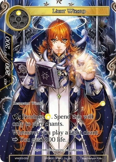 Image for Light Wizard (Vingolf 3 - Ruler All Stars) (VIN003-009) - Force of Will
