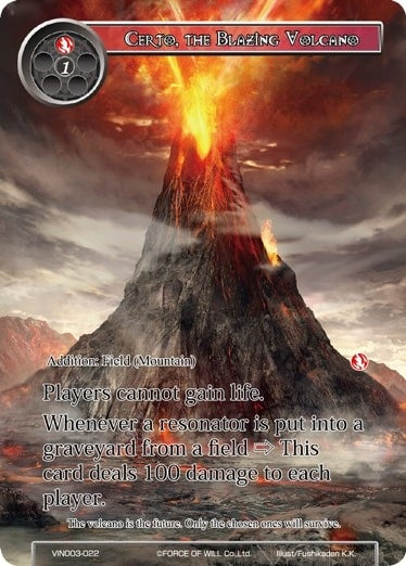Image for Certo, the Blazing Volcano (Vingolf 3 - Ruler All Stars) (VIN003-022) - Force of Will