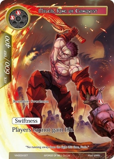 Image for Melgis, King of Conquest (Vingolf 3 - Ruler All Stars) (VIN003-027) - Force of Will