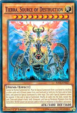 Image for Tierra, Source of Destruction (Raging Tempest) (RATE-EN027) - YuGiOh