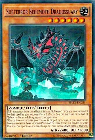 Image for Subterror Behemoth Dragossuary (Raging Tempest) (RATE-EN083) - YuGiOh