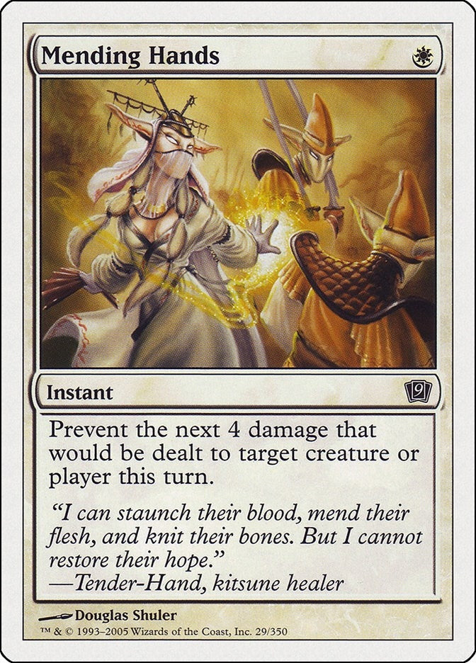 Image for Mending Hands (9th Edition) (29) - Magic: The Gathering
