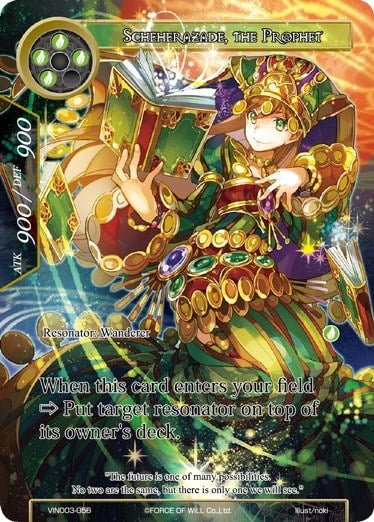 Image for Scheherazade, the Prophet (Vingolf 3 - Ruler All Stars) (VIN003-056) - Force of Will