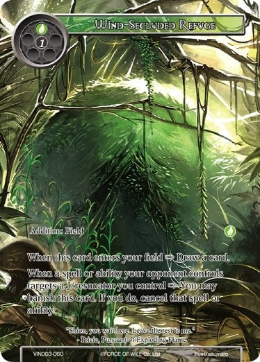 Image for Wind-Secluded Refuge (Vingolf 3 - Ruler All Stars) (VIN003-060) - Force of Will