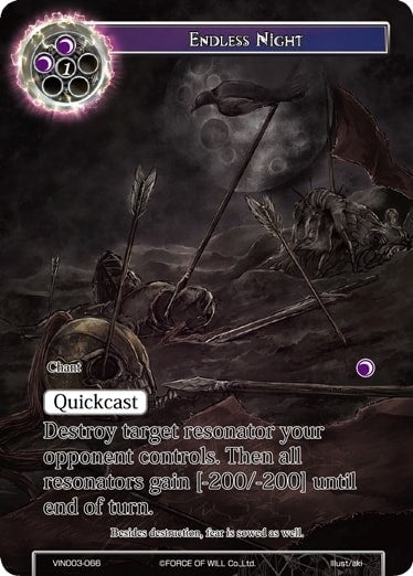 Image for Endless Night (Vingolf 3 - Ruler All Stars) (VIN003-066) - Force of Will