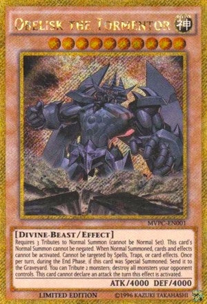 Image for Obelisk the Tormentor (The Dark Side of Dimensions Movie Pack: Gold Edition) (MVPC-EN001) - YuGiOh