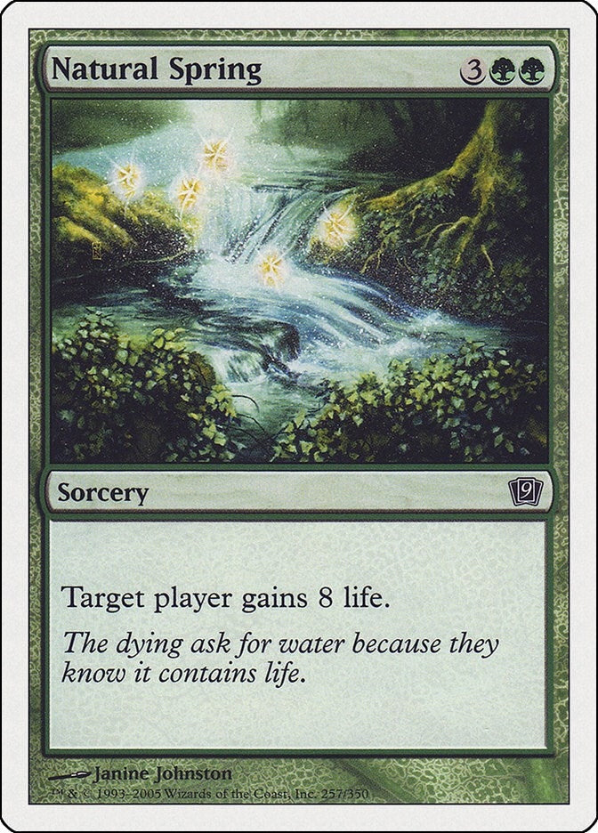 Image for Natural Spring (9th Edition) (257) - Magic: The Gathering