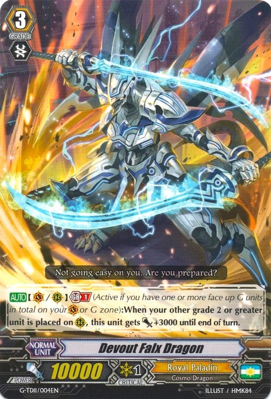 Image for Devout Falx Dragon (G-TD11: Divine Knight of Heavenly Decree) (G-TD11/004EN) - Cardfight Vanguard