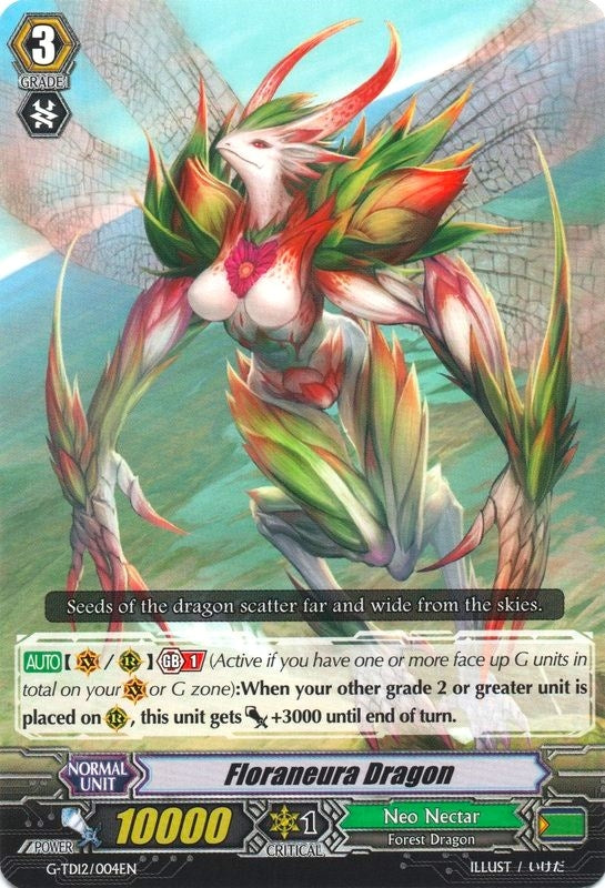 Image for Floraneura Dragon (G-TD12: Flower Princess of Abundant Blooming) (G-TD12/004EN) - Cardfight Vanguard
