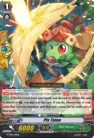 Image for Pis Tateo (G-TD12: Flower Princess of Abundant Blooming) (G-TD12/011EN) - Cardfight Vanguard