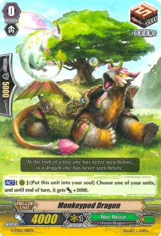Image for Monkeypod Dragon (G-TD12: Flower Princess of Abundant Blooming) (G-TD12/018EN) - Cardfight Vanguard