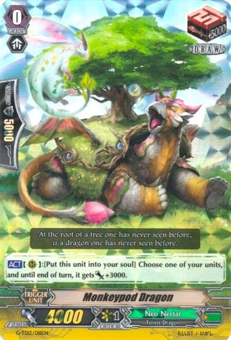 Image for Monkeypod Dragon (RRR Foil) (G-TD12: Flower Princess of Abundant Blooming) (G-TD12/018EN) - Cardfight Vanguard