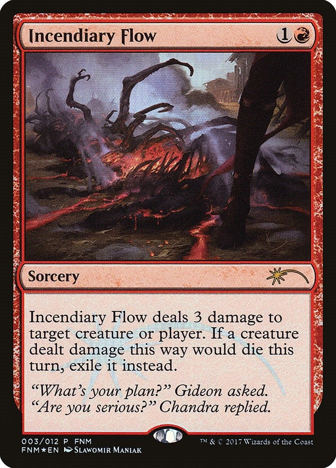 Image for Incendiary Flow (FNM Promos) (3) - Magic: The Gathering