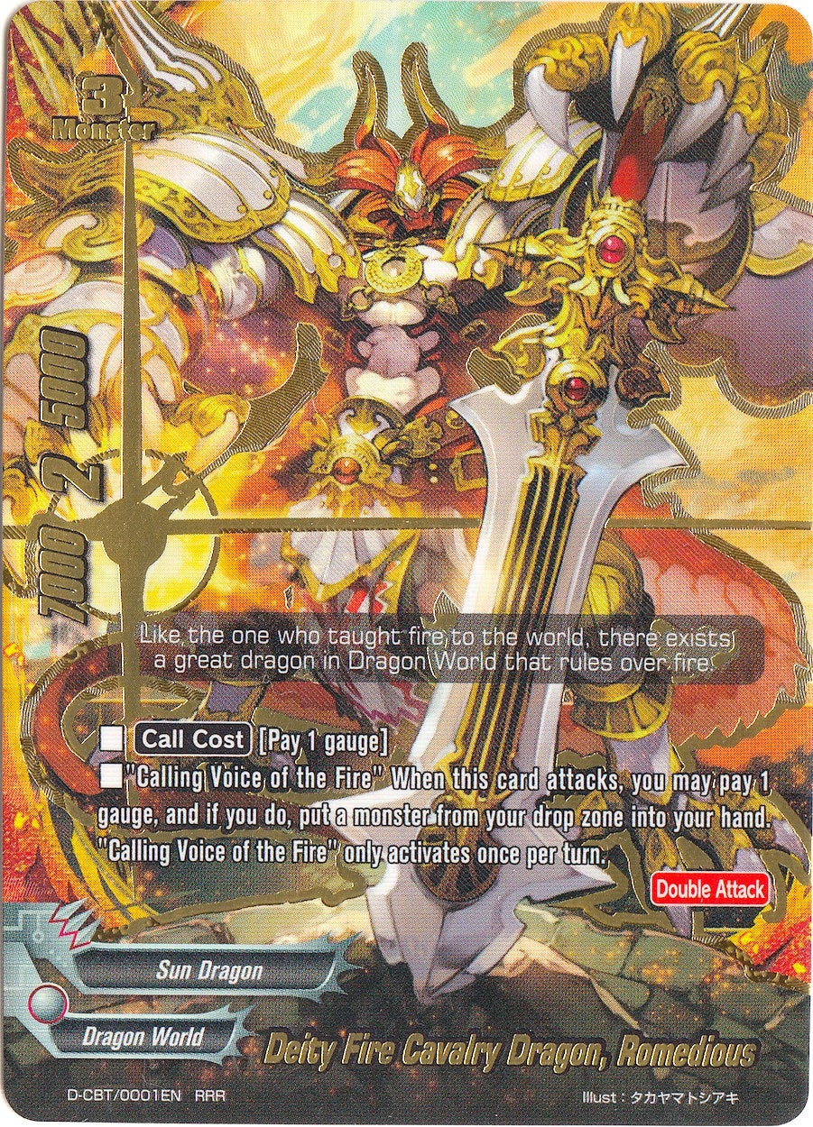 Image for Deity Fire Cavalry Dragon, Romedious (Dragon Fighters) (D-CBT/0001EN) - Future Card BuddyFight