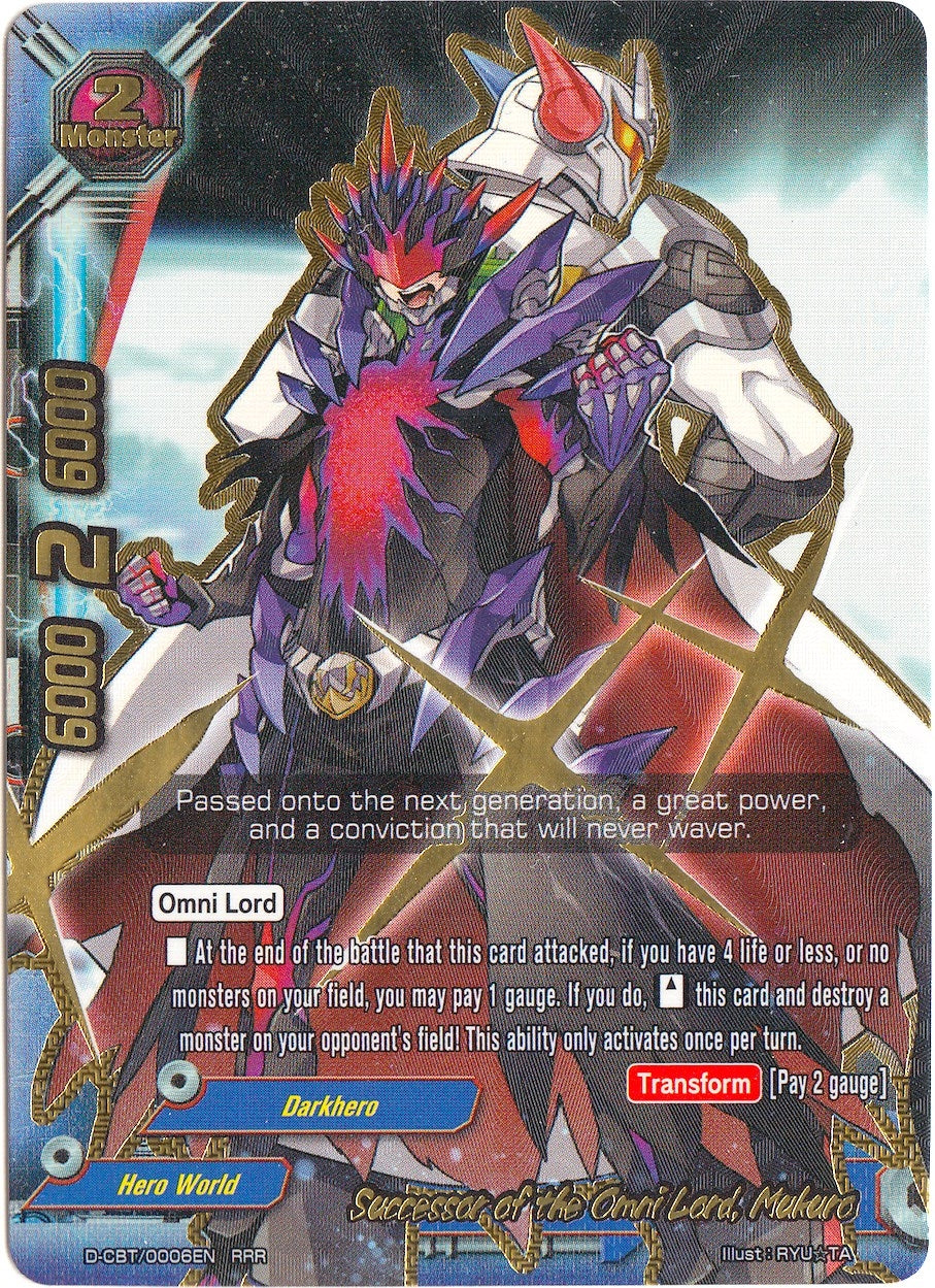 Image for Successor of the Omni Lord, Mukuro (Dragon Fighters) (D-CBT/0006EN) - Future Card BuddyFight