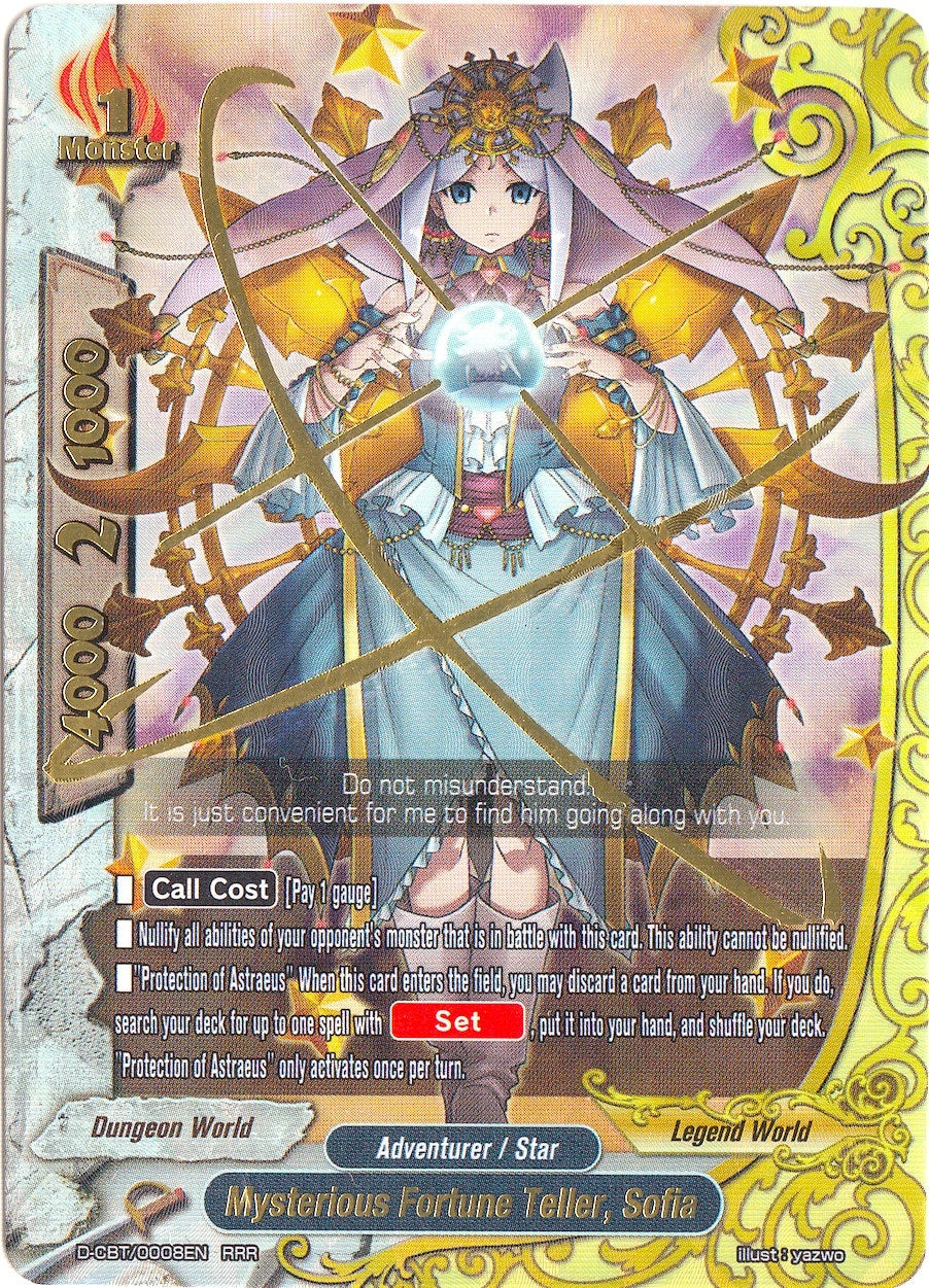 Image for Mysterious Fortune Teller, Sofia (Dragon Fighters) (D-CBT/0008EN) - Future Card BuddyFight
